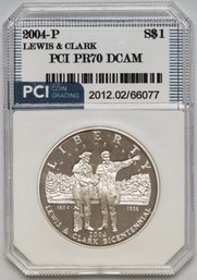 2004-P Lewis & Clark Bicentennial Silver Dollar
