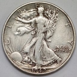 1942-d Walking Liberty Half Dollar (50)