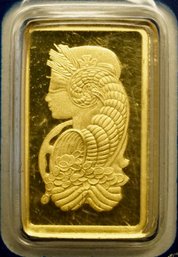 1 Gram PAMP Suisse Fortuna Veriscan Gold Bar (New W/ Assay)