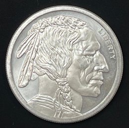 1 Oz Golden State Mint Buffalo Silver Round