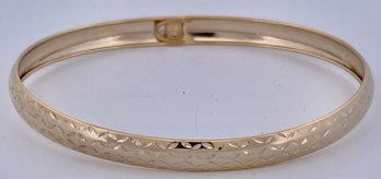 Gold Plated Starling Bangle