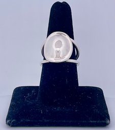 Silver Oval Ring