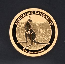 2014 Australian 1/10 Gold Kangaroo