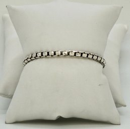 7.5' Sterling Silver Box Chain Bracelet