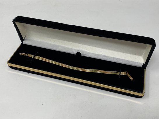 14K Tri-Color Gold Bracelet M1
