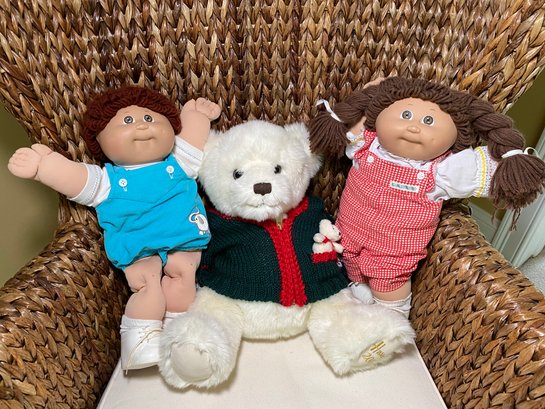 Cabbage Patch Kids And Harrod's Bear