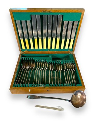 Silverplate Flatware In Nice Chest