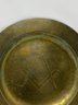 Hand Hammered Brass Masonic Plate M1