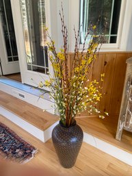 Faux Flowers In Vase