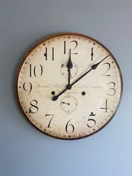 Large Howard Miller Quartz Wall Clock