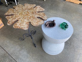 Side Table And Decor