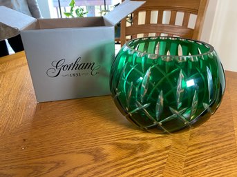 Gorham Cut Glass Rose Bowl