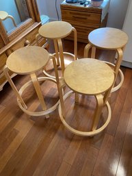 Set Of Four Stacking Stools