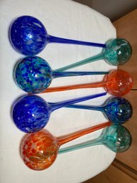 Eight Plant Watering Globes