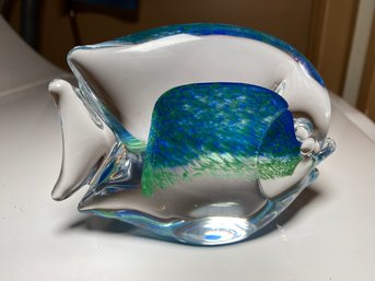 Signed Glass Fish