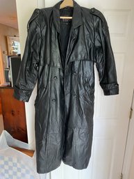 XL Leather Trench Coat From Wilson's