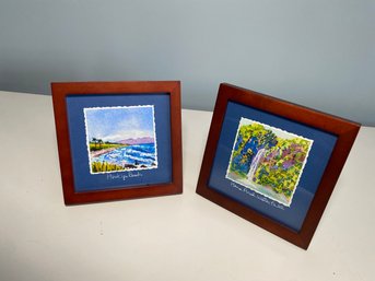 Two Framed Items By Barbara Forrest