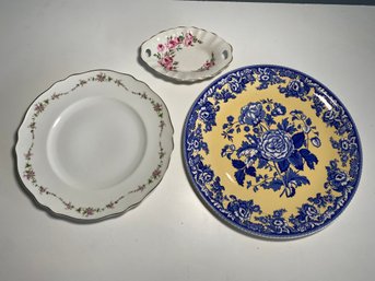 3 Pieces - Spode, Old Foley, Franconia
