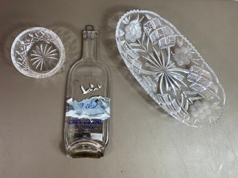 Waterford, Cut Glass, Bottle Tray