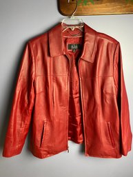 Wilson's Leather 1X Red Leather Jacket
