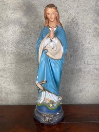Chalkware Mary Statue