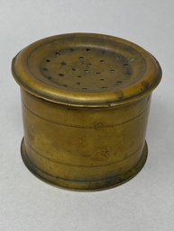 Antique Brass Pounce Pot