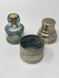 Warden's Bottle Case With Warden's Ink Bottle 1885