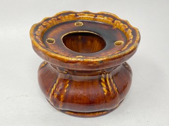 Bennington Or Rockingham Pottery Inkstand