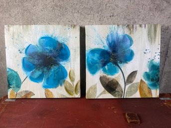 Blue Flower Prints