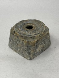 Carved Stone Inkwell