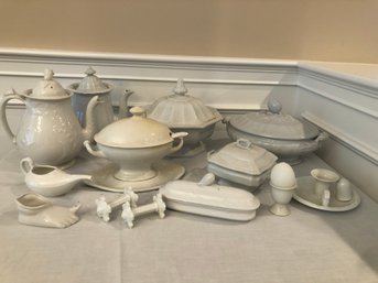 Collection Of Ironstone Dishware (DR9)