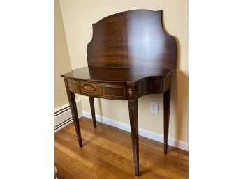 Vintage Inlaid Mahogany Game Table