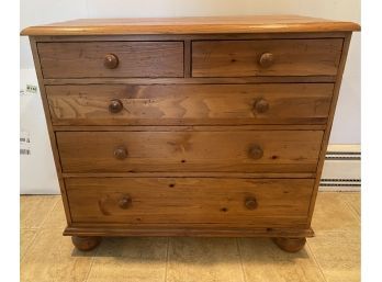 Ethan Allen Pine Chest With Ball Feet