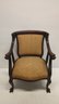 Antique Armchair Late Victorian With Animal Headed Arms