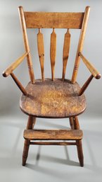Antique Child's Chair Windsor Arrowback Ca 1830