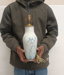 Asian Porcelain Vase Made Into Lamp