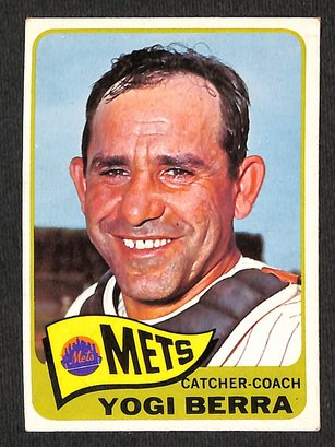 1965 Topps:  Yogi Berra {Catcher-Coach}