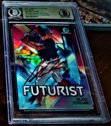 Blaze Jordan:  The Legend Begins!...(BGS Autograph Authentication) 'Rare Red Pen Autograph'...in Person!