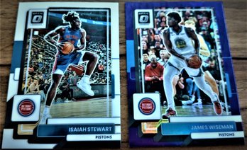 2022-23 Panini-Donruss Optic:  Isiah Stweart & James Wiseman {2-Card Lot}