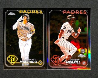 2024 Topps Chrome: Manny Machado & Jackson Merrill {RC}