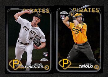 2024 Topps Chrome:  Quinn Priester {RC} & Jared Triolo {RC}