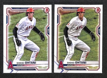 2021 Bowman:  Shohei Ohtani {2-Card Lot}