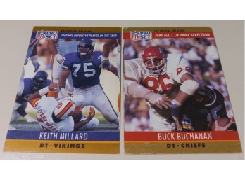 1990 NFL All Pro Set:  Keith Millard & Buck Buchanan