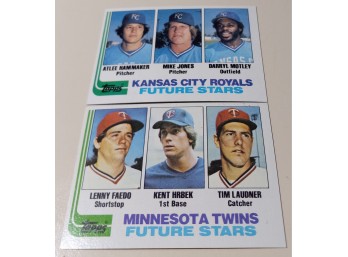 1982 Topps:  Future Stars Of The Twins & The Royals