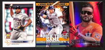 2022 Topps:  Luis Garcia, Pete Alonso & Jose Altuve