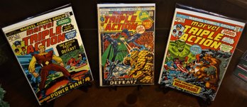 Marvel Triple Action - Triple Books Of Action (Editions 2, 11 & 15) - 'Bronze Age'