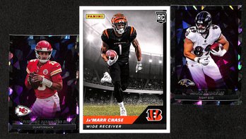 2021 Panini:  Patrick Mahomes, Lamarr Chase & Mark Andrews