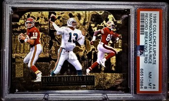 1996 Collector's Choice Update:  Joe Montana, Dan Marino & Jerry Rice...BGS NM/MT '8'