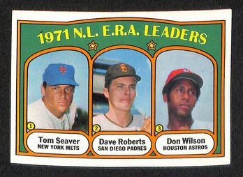 1972 Topps:  The E.R.A. Leaders Of 1971  {Features Tom Seaver}