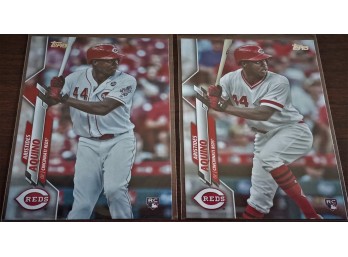 2020 Topps:  Aristides Aquino (Rookie 2-Card Lot)